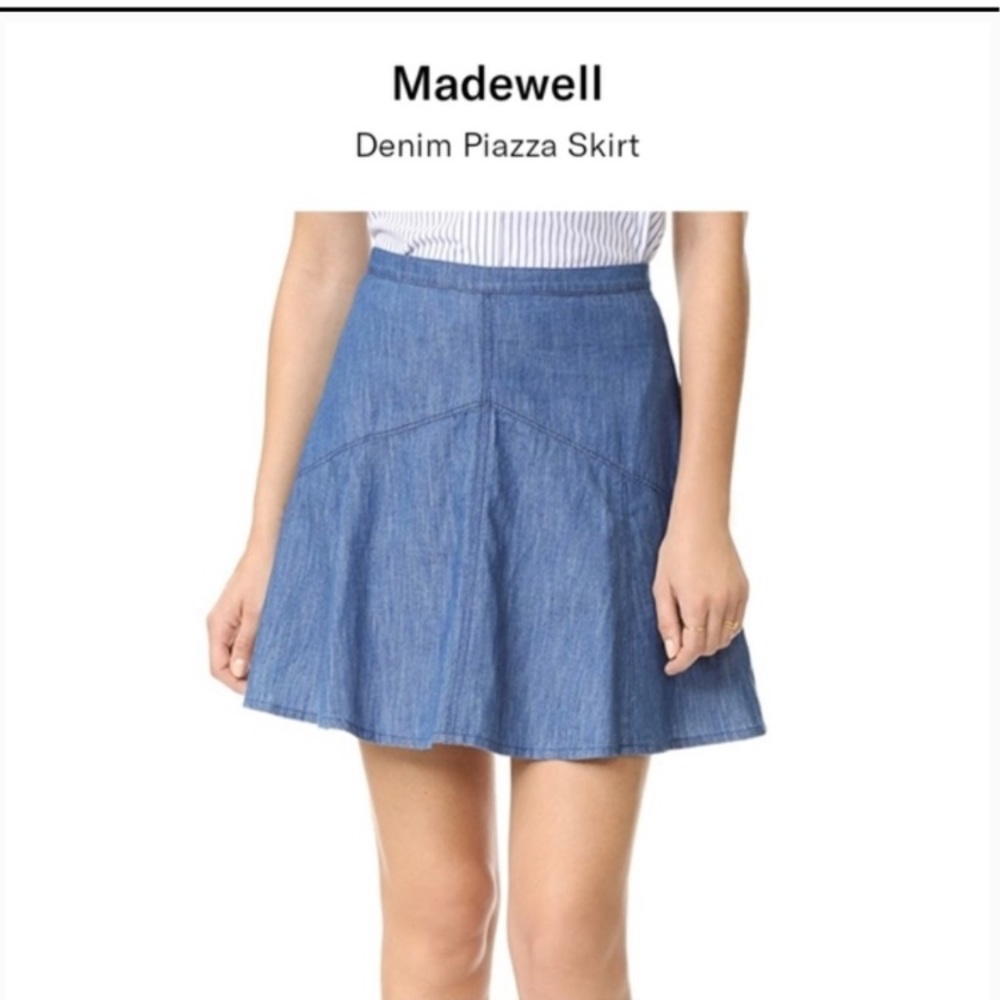 Madewell Denim Piazza Skirt